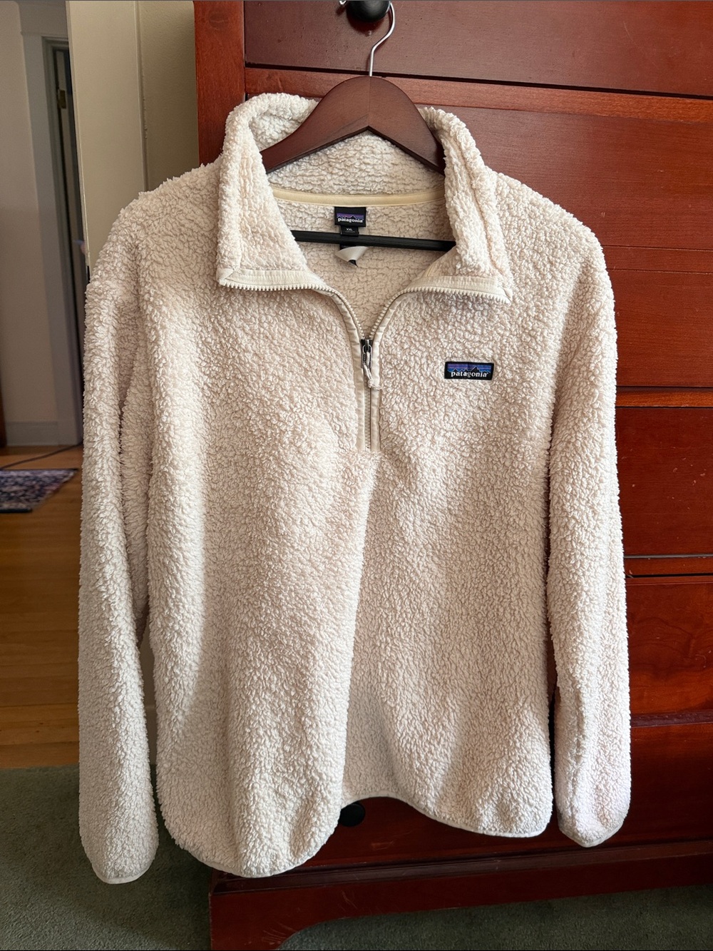 Patagonia Los Gatos Cream 1/4 Zip Women’s XXL